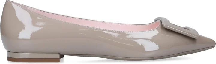 Roger Vivier Leather Gommettine Ballet Flats - Image 3