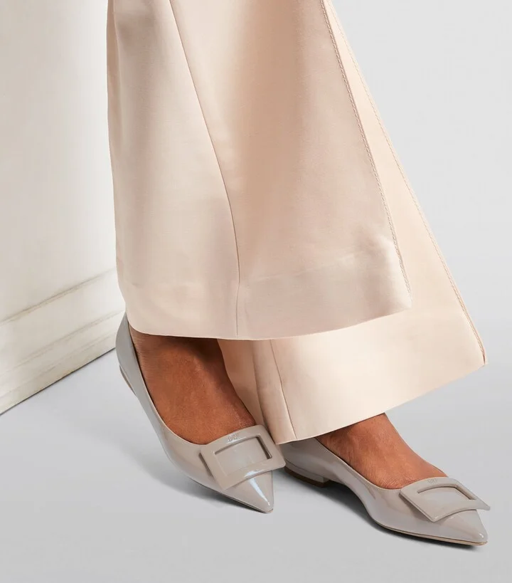 Roger Vivier Leather Gommettine Ballet Flats - Image 5