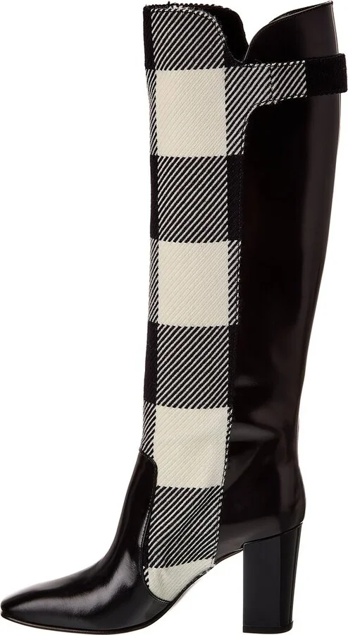 Roger Vivier Leather Knee-High Boot - Image 2