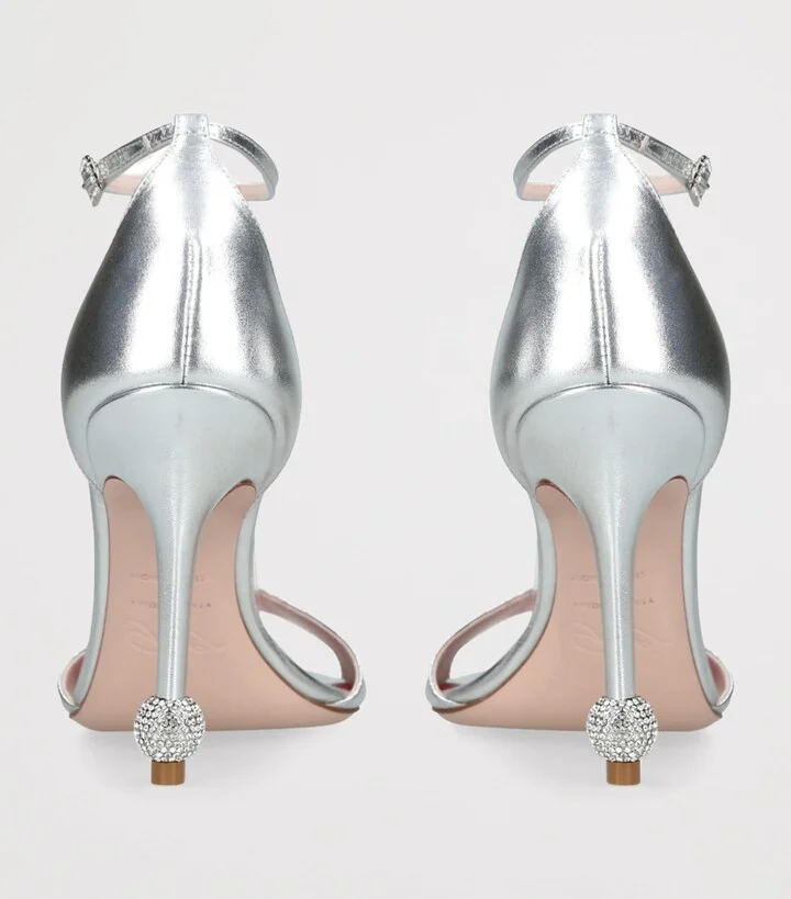 Roger Vivier Leather Marlene Sandals 100 - Image 2