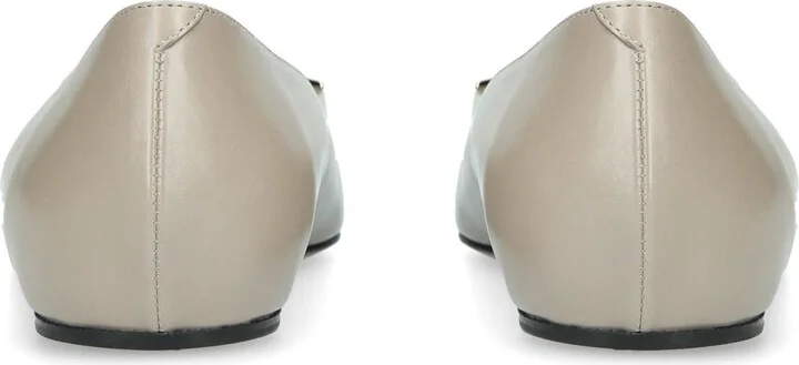 Roger Vivier Leather Quadrata Trompette Flats - Image 4