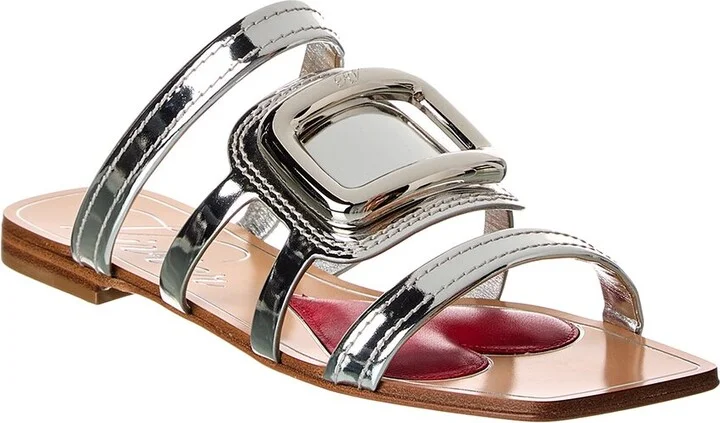 Roger Vivier Leather Slide