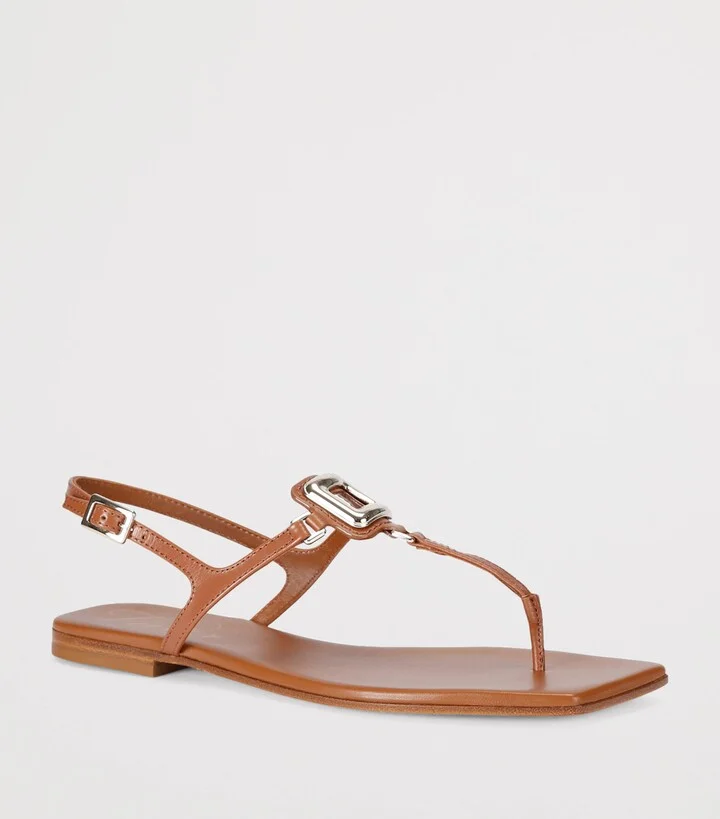Roger Vivier Leather Viv By The Sea Sandals - Image 3