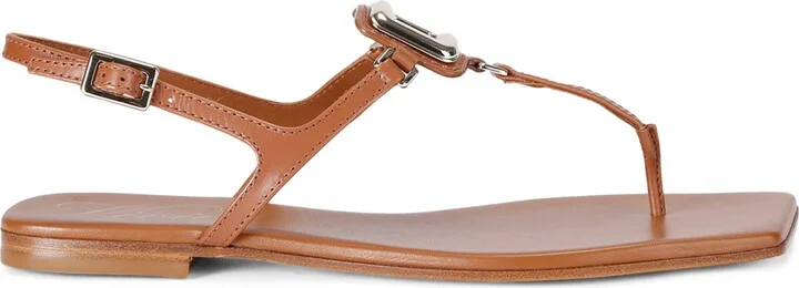 Roger Vivier Leather Viv By The Sea Sandals