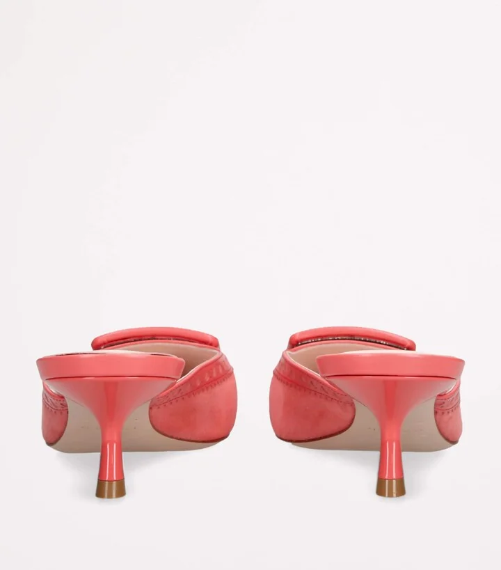 Roger Vivier Leather Viv In The City Mules 45 - Image 2