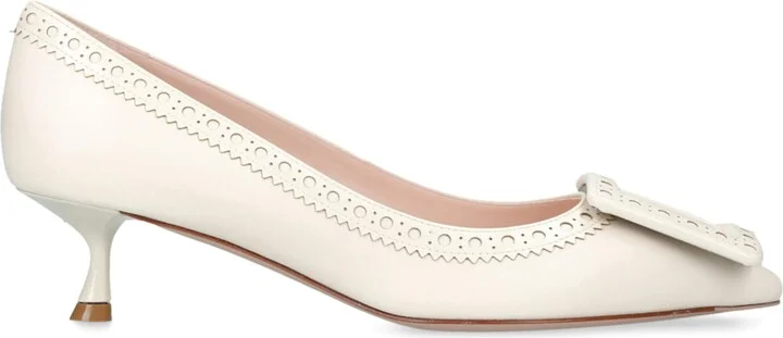 Roger Vivier Leather Viv In The City Pumps 45