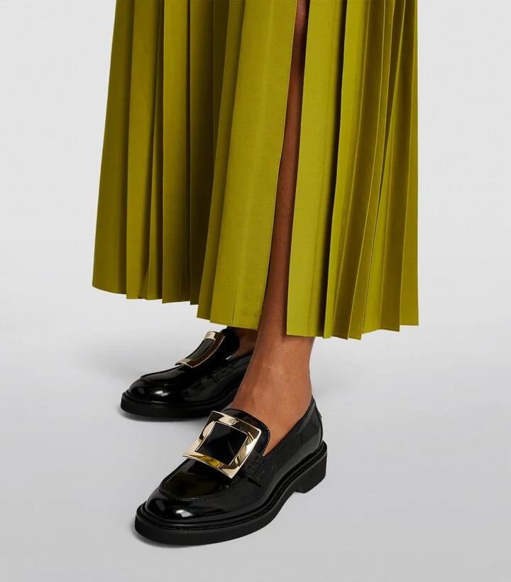 Roger Vivier Leather Viv' Rangers Loafers - Image 2