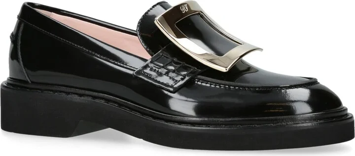 Roger Vivier Leather Viv' Rangers Loafers - Image 5