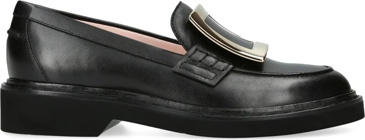 Roger Vivier Leather Viv' Rangers Loafers