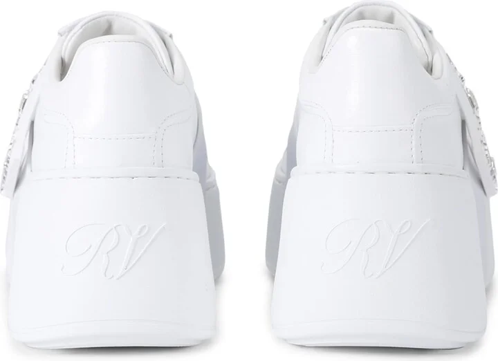 Roger Vivier Leather Viv Skate Platform Sneakers - Image 2