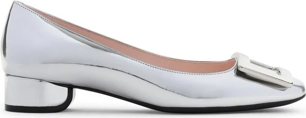 Roger Vivier Logo-Engraved Slip-On Pumps
