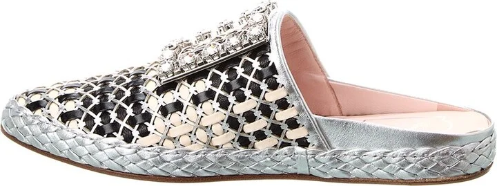 Roger Vivier Lounge Bistrot Leather Mule - Image 2