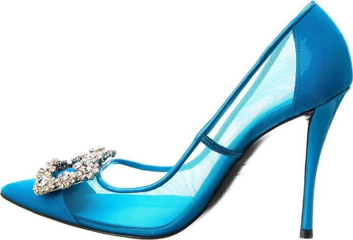 Roger Vivier Mesh & Patent Pump - Image 2