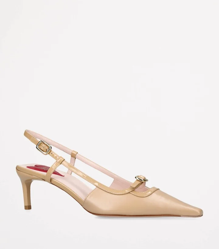 Roger Vivier Mini Buckle Slingback Heels 55 - Image 3