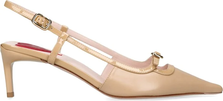 Roger Vivier Mini Buckle Slingback Heels 55