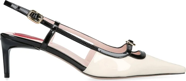 Roger Vivier Mini Buckle Slingback Heels 55