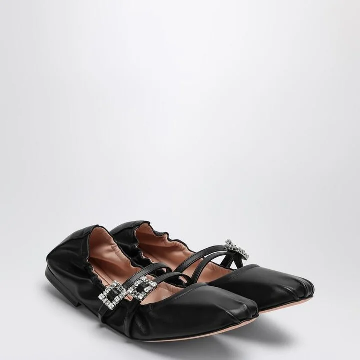 Roger Vivier Nappa Ballerina With Straps - Image 2
