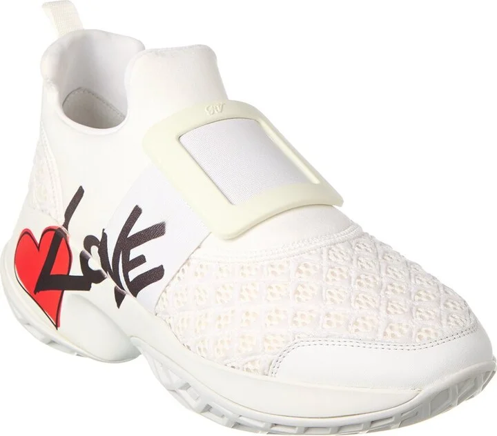 Roger Vivier Neoprene & Lace Sneaker
