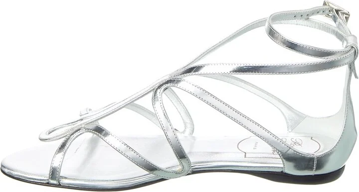 Roger Vivier Ondulation Leather Sandal - Image 2