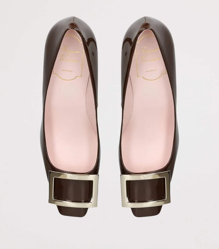 Roger Vivier Patent Belle Vivier Pumps 70 - Image 3
