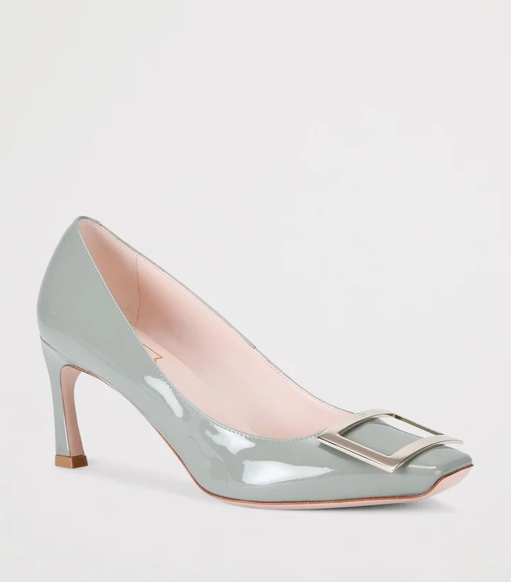 Roger Vivier Patent Belle Vivier Trompette Pumps 70 - Image 3