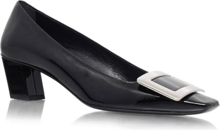 Roger Vivier Patent Decolleté Belle Vivier Pumps 45
