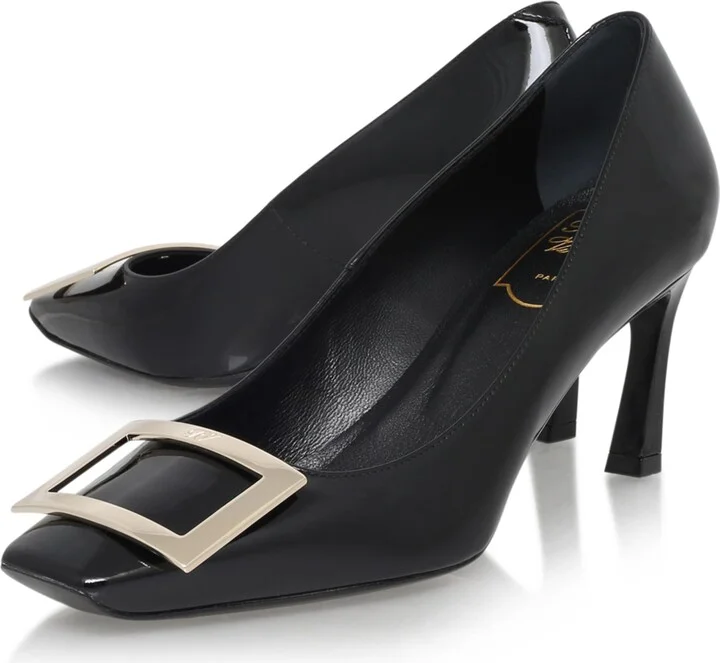 Roger Vivier Patent Decolleté Belle Vivier Pumps 70 - Image 3