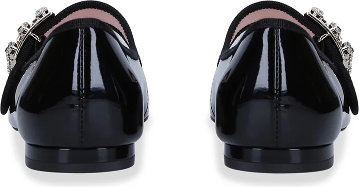 Roger Vivier Patent Embellished Flats - Image 4