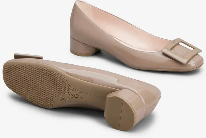 Roger Vivier Patent Leather Buckle Ballerinas - Image 4