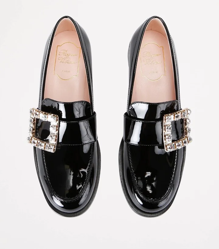 Roger Vivier Patent Leather Très Vivier Loafers - Image 6
