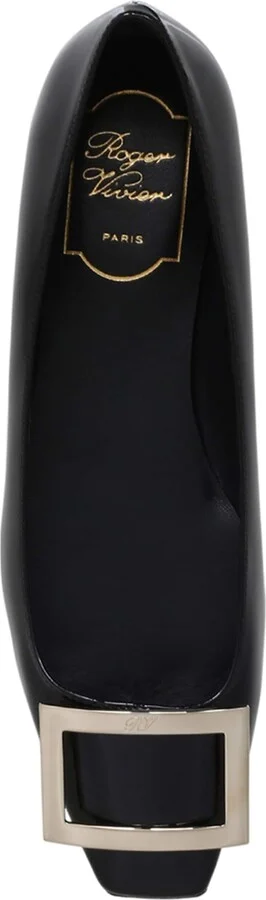 Roger Vivier Patent Quadrata Trompette Ballet Flats - Image 6