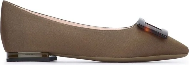 Roger Vivier Pointed Toe Flat Shoes