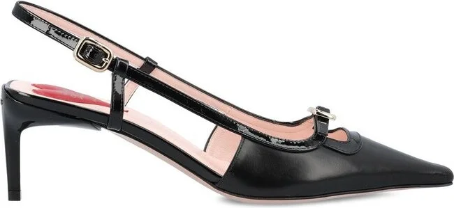 Roger Vivier Pointed Toe Slingback Pumps