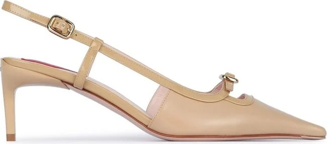Roger Vivier Pointed Toe Slingback Pumps