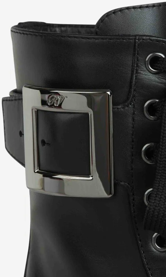 Roger Vivier Rangers Leather Boots - Image 6
