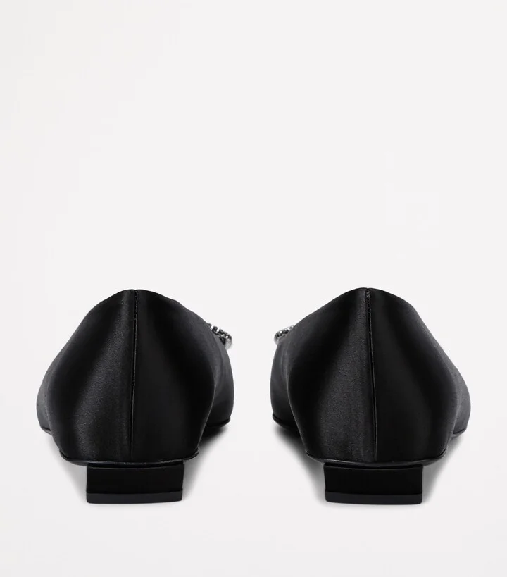 Roger Vivier Satin Belle Vivier Ballet Flats - Image 2