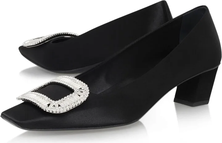 Roger Vivier Satin Belle Vivier Pumps 45 - Image 4