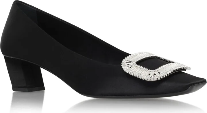 Roger Vivier Satin Belle Vivier Pumps 45