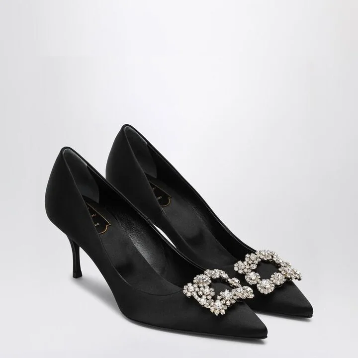 Roger Vivier Satin Efflorescence Décolletés - Image 2