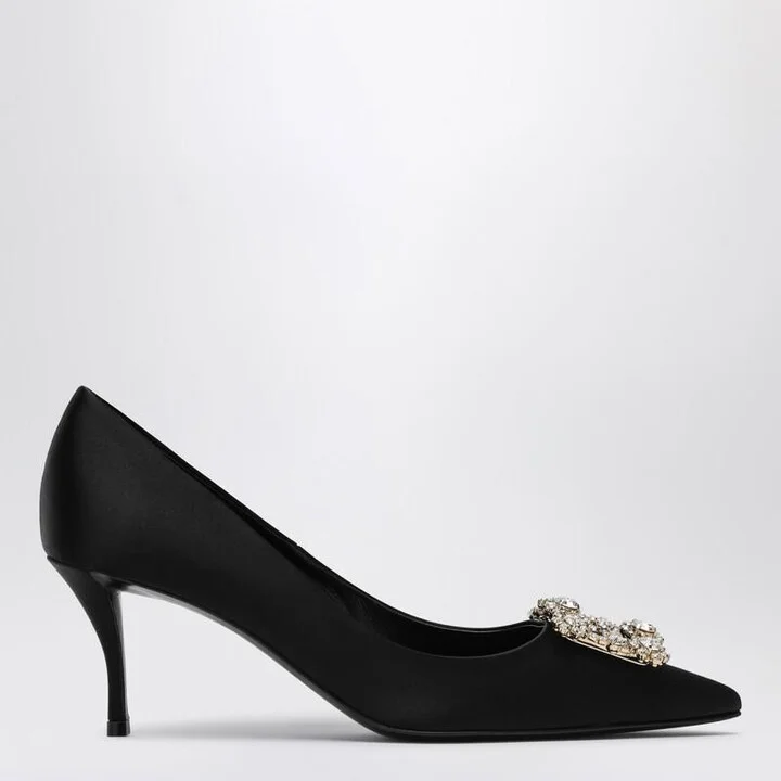 Roger Vivier Satin Efflorescence Décolletés