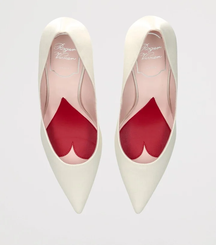 Roger Vivier Satin Marlene Pumps 85 - Image 4