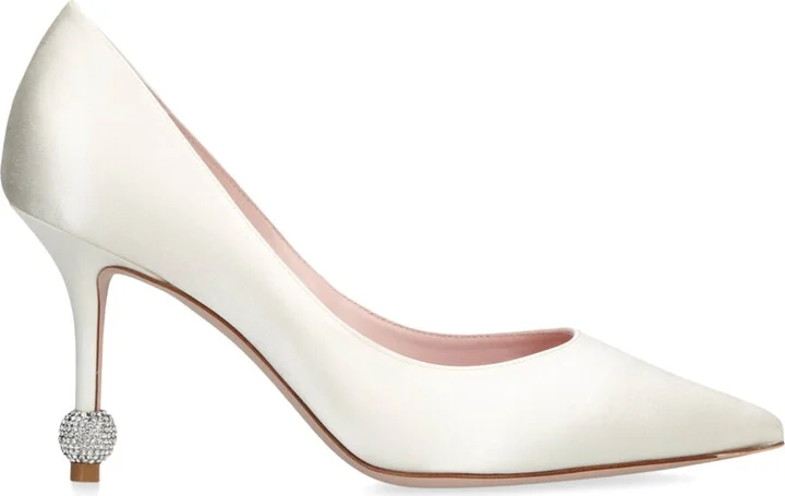 Roger Vivier Satin Marlene Pumps 85