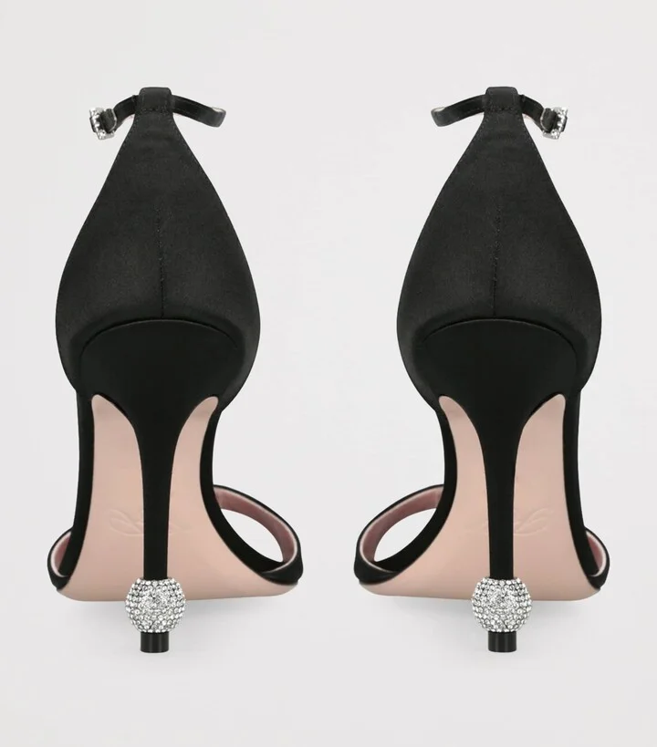 Roger Vivier Satin Marlene Sandals 100 - Image 2