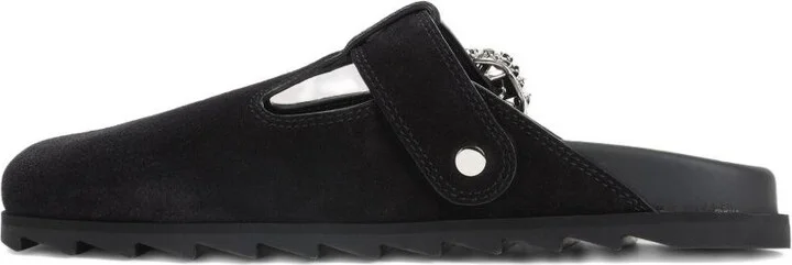 Roger Vivier Slidy Viv Leather Slippers - Image 2