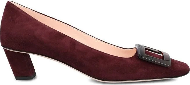 Roger Vivier Square-Toe Slip-On Pumps
