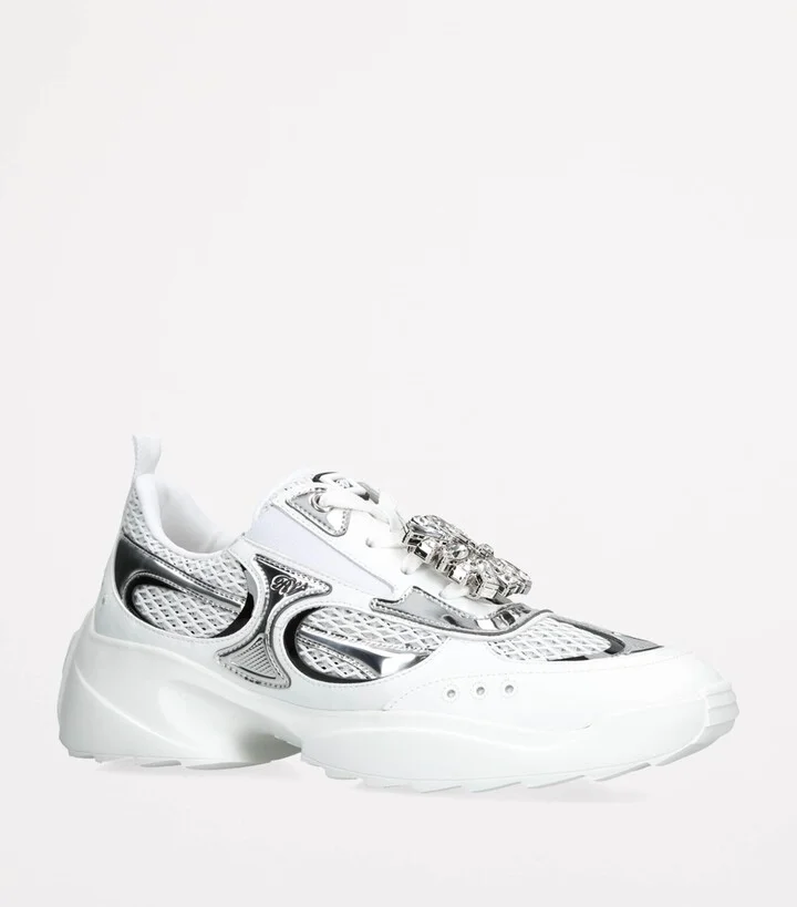 Roger Vivier Strass Motor Run Sneakers - Image 3