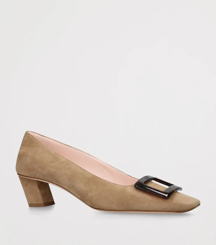 Roger Vivier Suede Belle Vivier Pumps 45 - Image 2