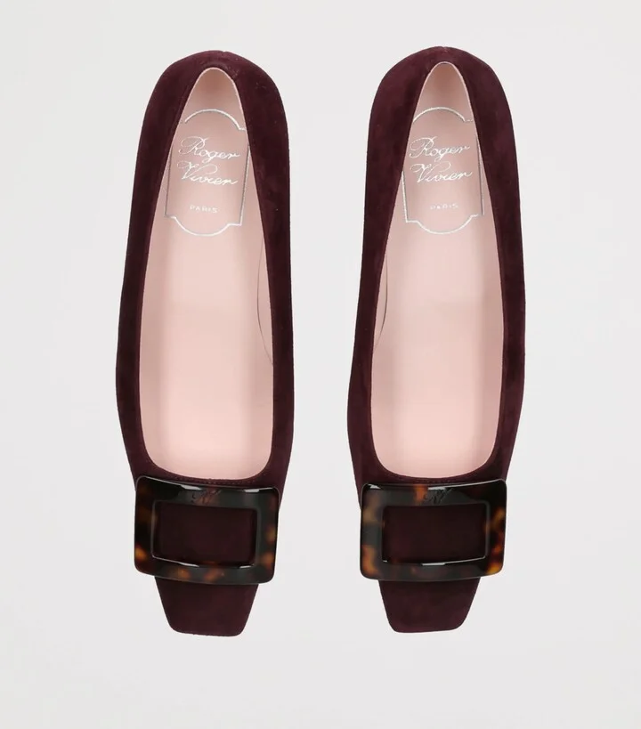 Roger Vivier Suede Belle Vivier Pumps 45 - Image 4