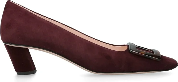 Roger Vivier Suede Belle Vivier Pumps 45
