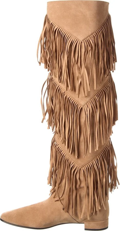 Roger Vivier Suede Over-The-Knee Boot - Image 2